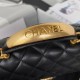 Chanel Mini Flap Bag With Gold Top Handle AS2431