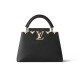 Louis Vuitton Black Capucines Bag  with Decorative Monogram Flowers M23263