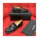 Chanel Patent Calfskin Loafers Black