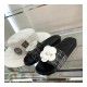 Chanel Camellia Iconic Tweed Flower Mules G14021