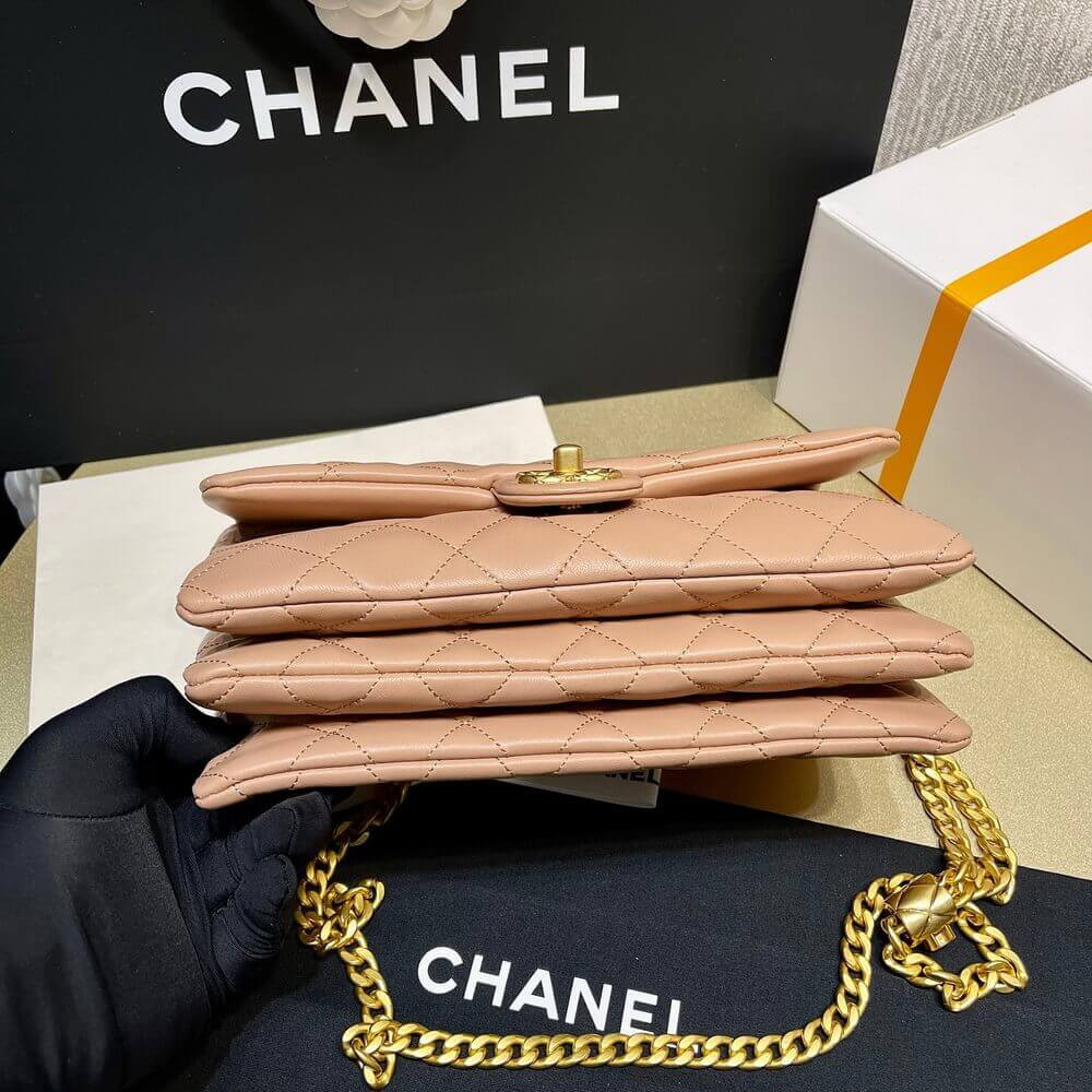 Chanel Lambskin Flap Bag AS3609