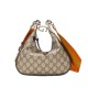 Gucci GG Supreme Attache Small Shoulder Bag 699409 Coffee