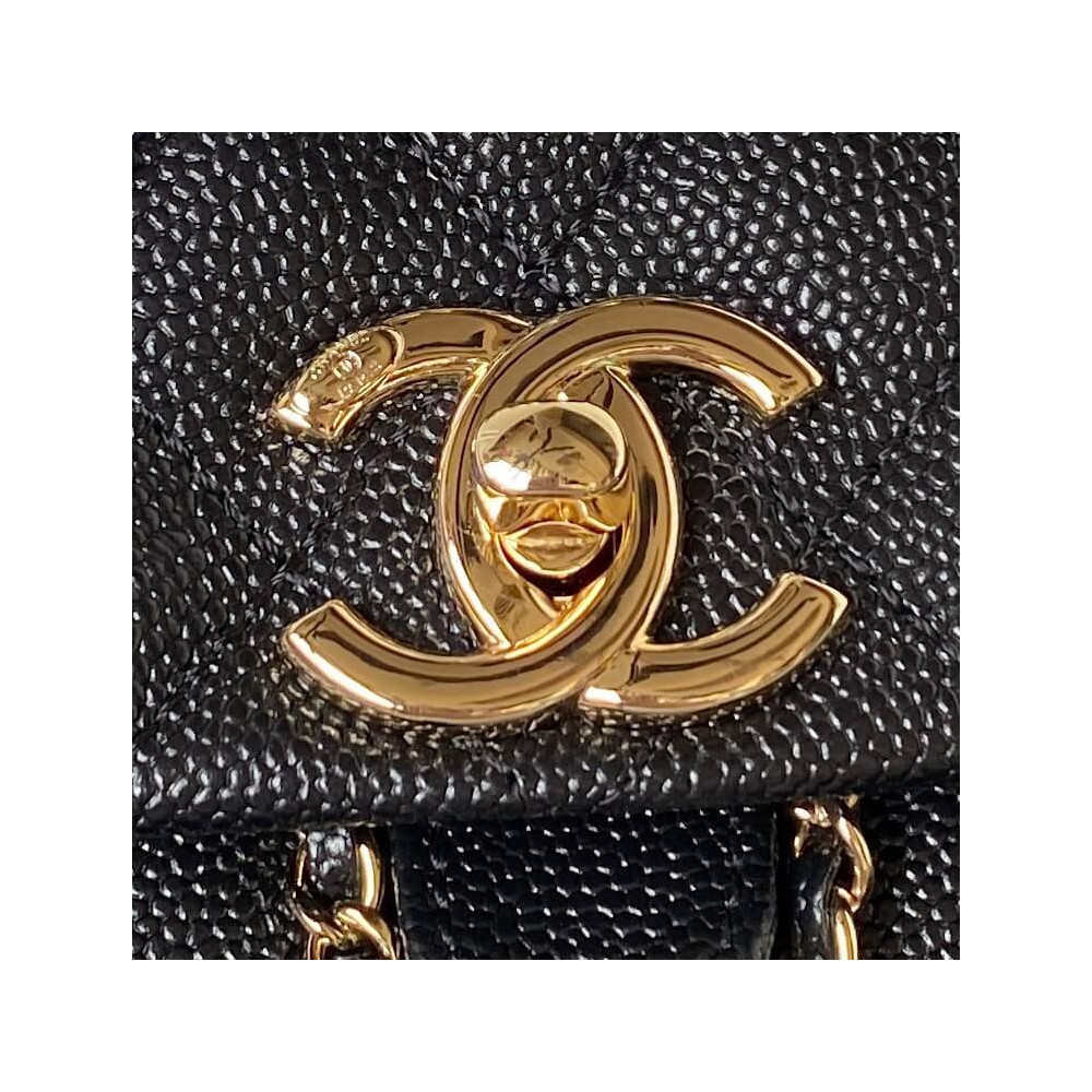 Chanel Small Duma Backpack Caviar Calfskin AS3860