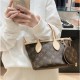 Louis Vuitton Monogram Canvas Neverfull BB M46705 Beige