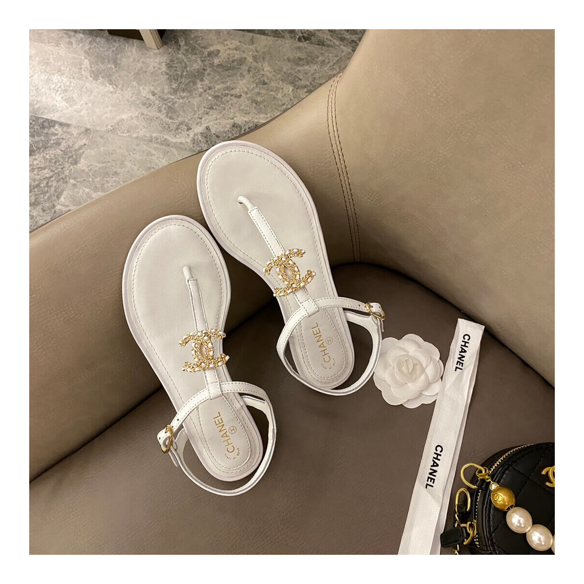 Chanel Double C Sandal G36238