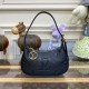 Louis Vuitton Monogram Empreinte Mini Moon Bag