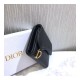 Christian Dior Grained Calfskin Saddle Lotus Wallet S5652