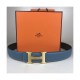 Hermes H Belt Buckle &amp; Reversible Leather Strap 38 mm HB04