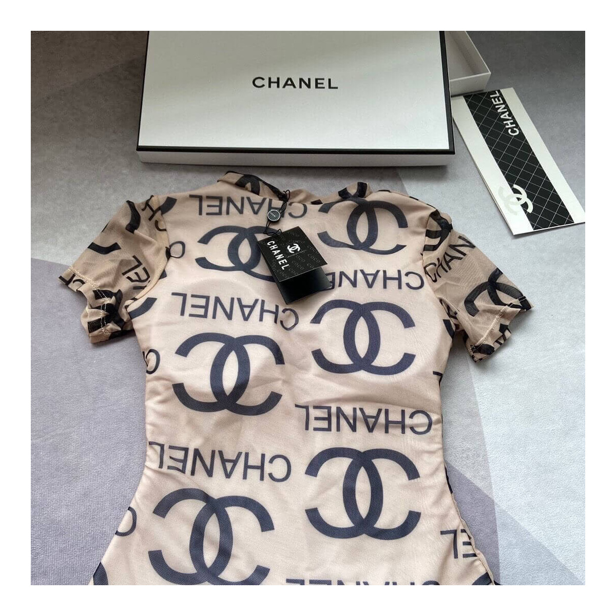 Chanel Short Sleeve Swimsuit P62755