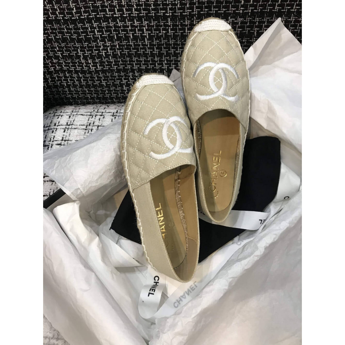 Chanel Quilted Espadrilles G32910