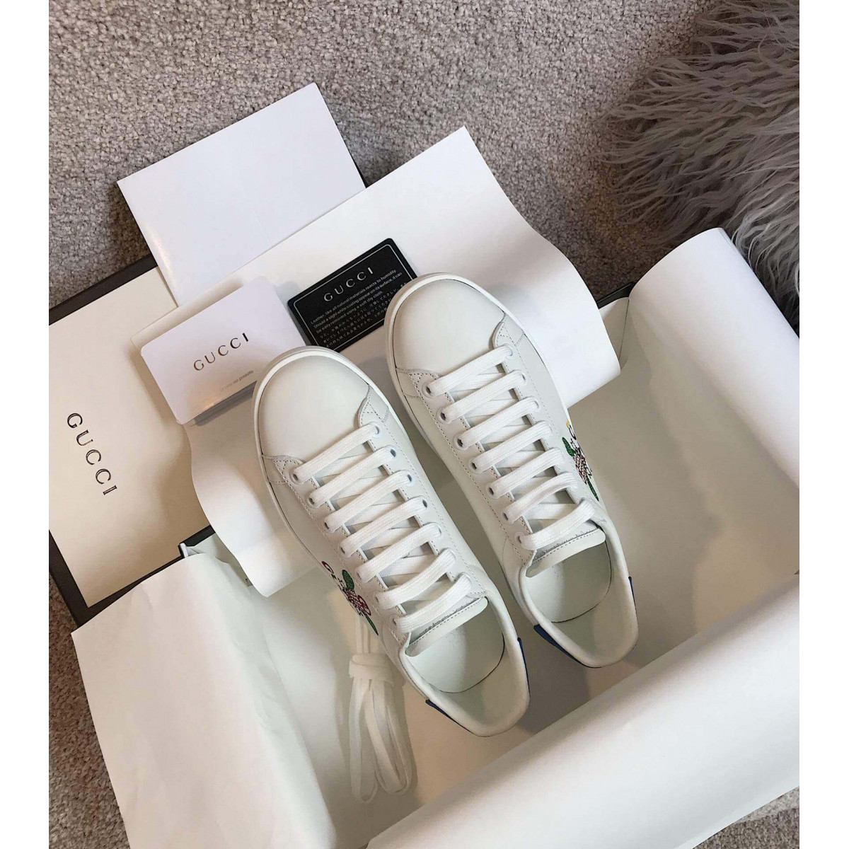 Gucci Ace Sneaker with Gucci Tennis 602684