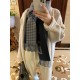 Fendi Grey Wool And Cashmere Scarf FXT334