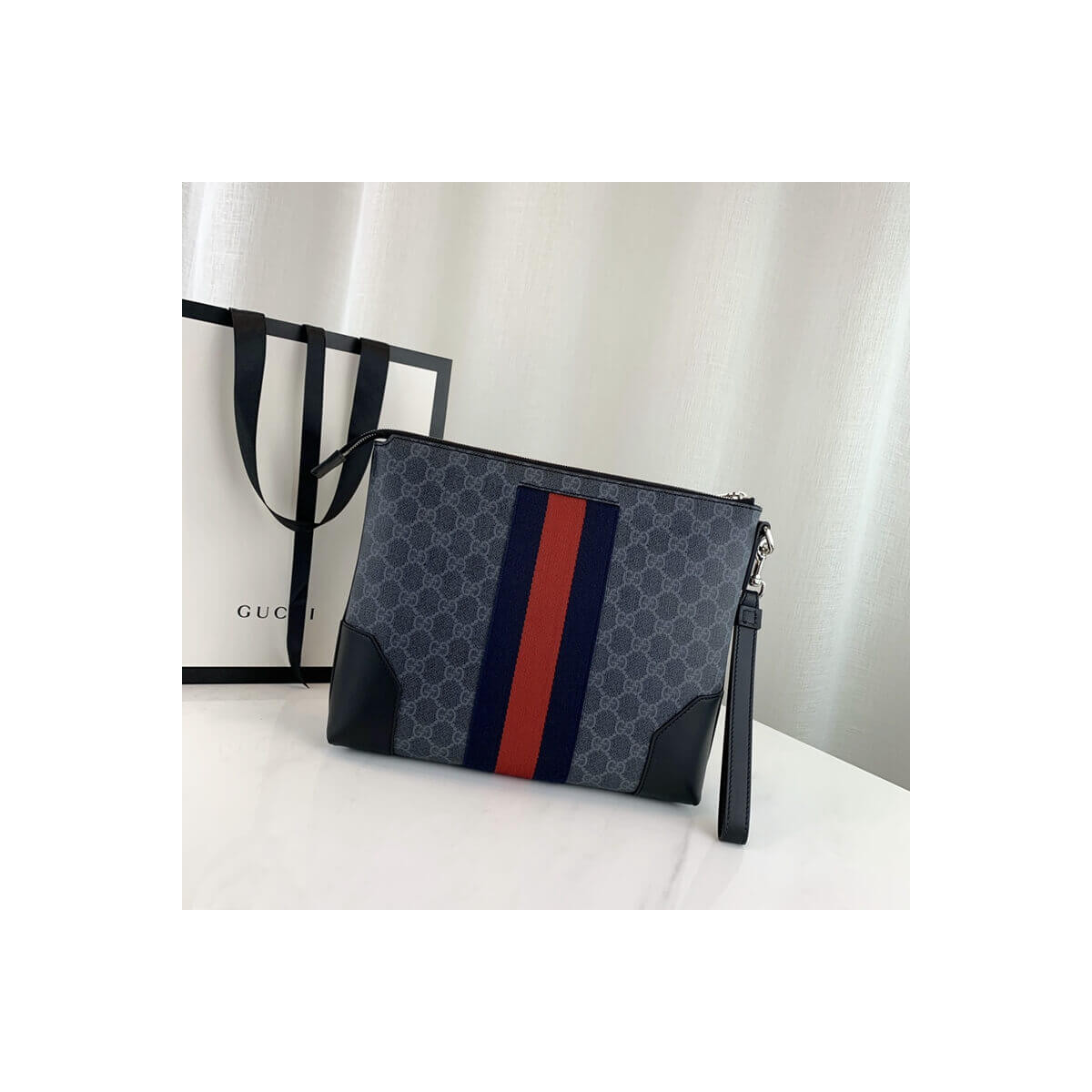 Gucci GG Black Clutch 523603