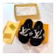 Louis Vuitton Bom Dia Flat Mules Shearling 1A8CXB