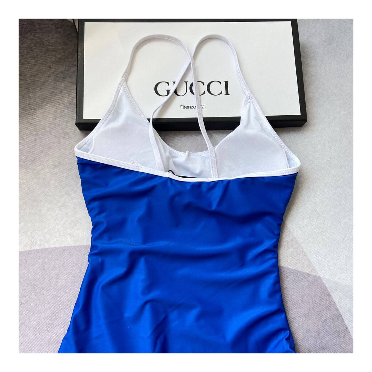 Gucci Logo Print Swimsuit 514977