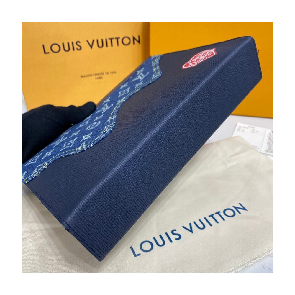 Louis Vuitton x Nigo Pochette Voyage MM M45961 Blue