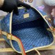 Louis Vuitton Monogram Denim CarryAll MM Bag M46855