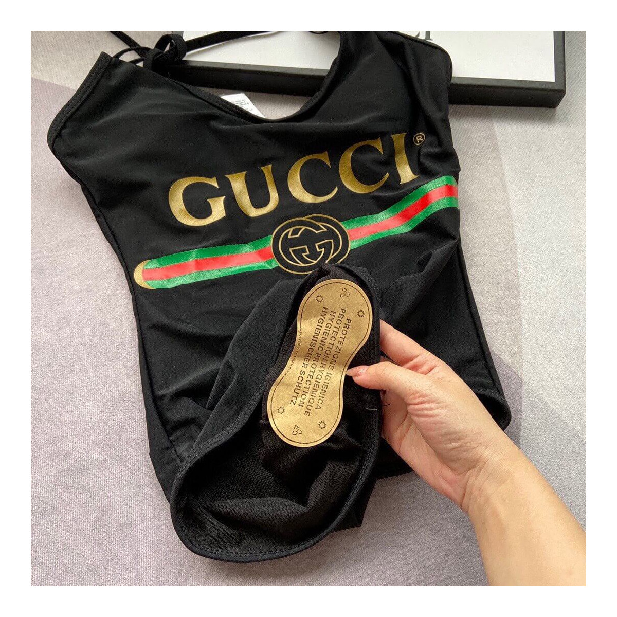 Gucci Logo One Piece Swimsuit 501899