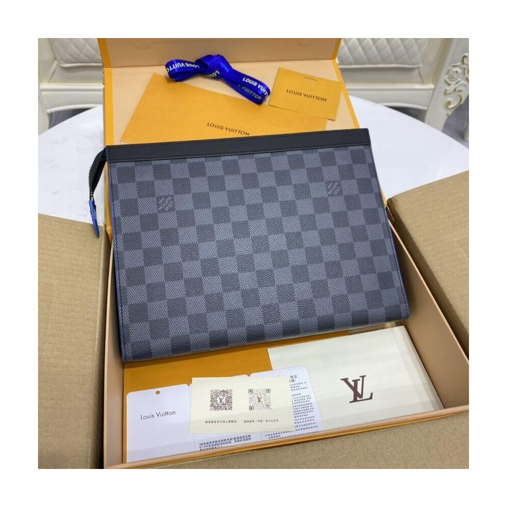 Louis Vuitton Damier Graphite Pochette Voyage MM N60308