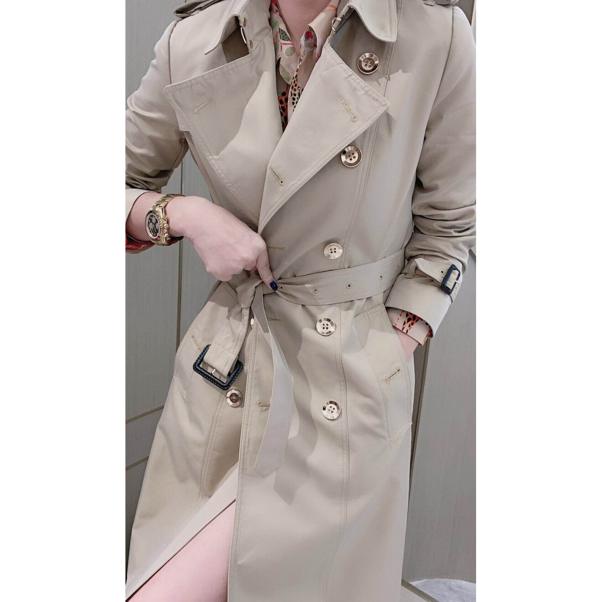 Burberry Chelsea Midi Trench Coat 202481