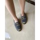 Chanel CC Logo Velvet Espadrilles G32910