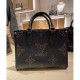 Louis Vuitton OnTheGo PM M46733 Black Monogram Empreinte With Studs