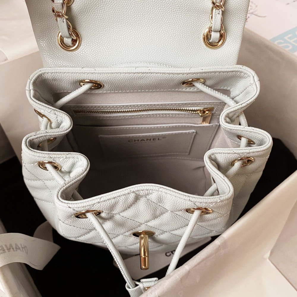 Chanel Small Backpack Grained Calfskin AS4058