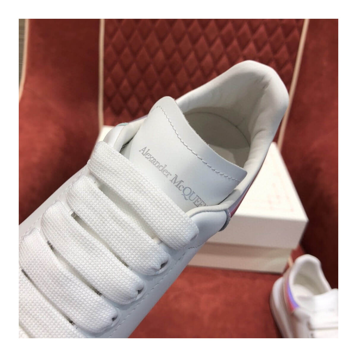 Alexander McQueen Oversized Sneaker With Iridescent 5617