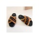 Fendi Logo Shearling Fur Slides Sandals F126