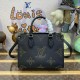 Louis Vuitton OnTheGo PM M46733 Black Monogram Empreinte With Studs