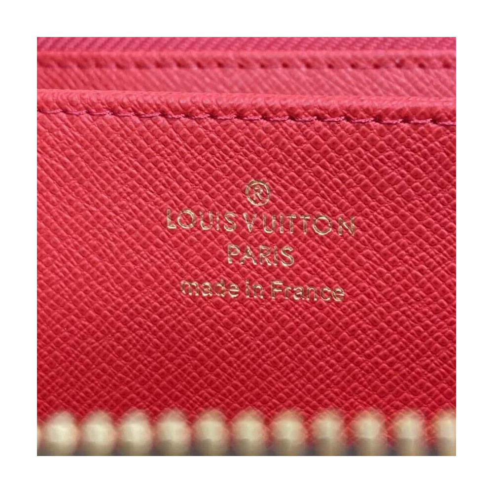 Louis Vuitton Monogram Zippy Wallet M41896 Red