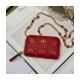 Christian Dior Mini Caro Zipped Pouch S5087