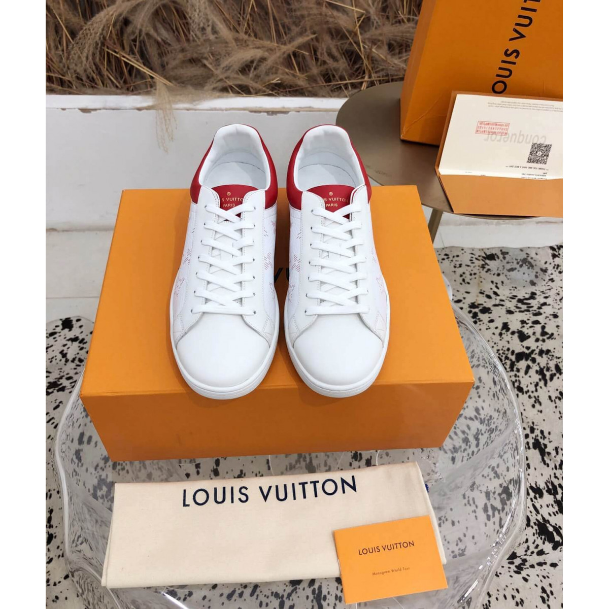 Louis Vuitton Frontrow Sneakers 1A6419 Red