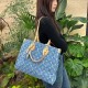 Louis Vuitton Monogram Denim OnTheGo MM M46871