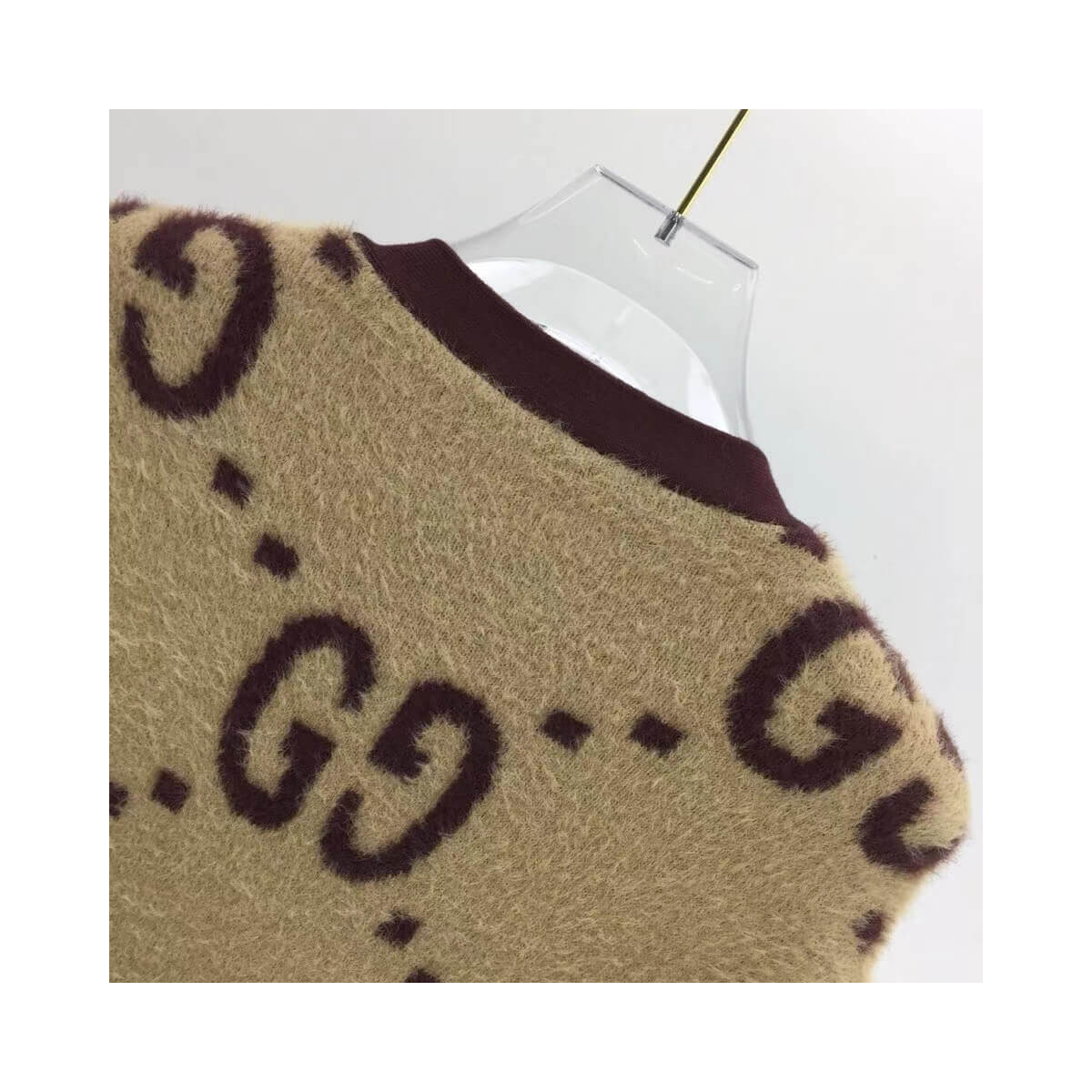 Gucci Reversible GG Mohair Wool Cardigan 635160