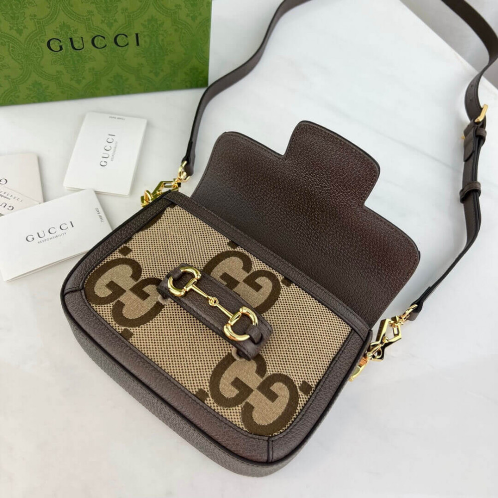 Gucci Horsebit 1955 Jumbo GG Mini Bag 658574