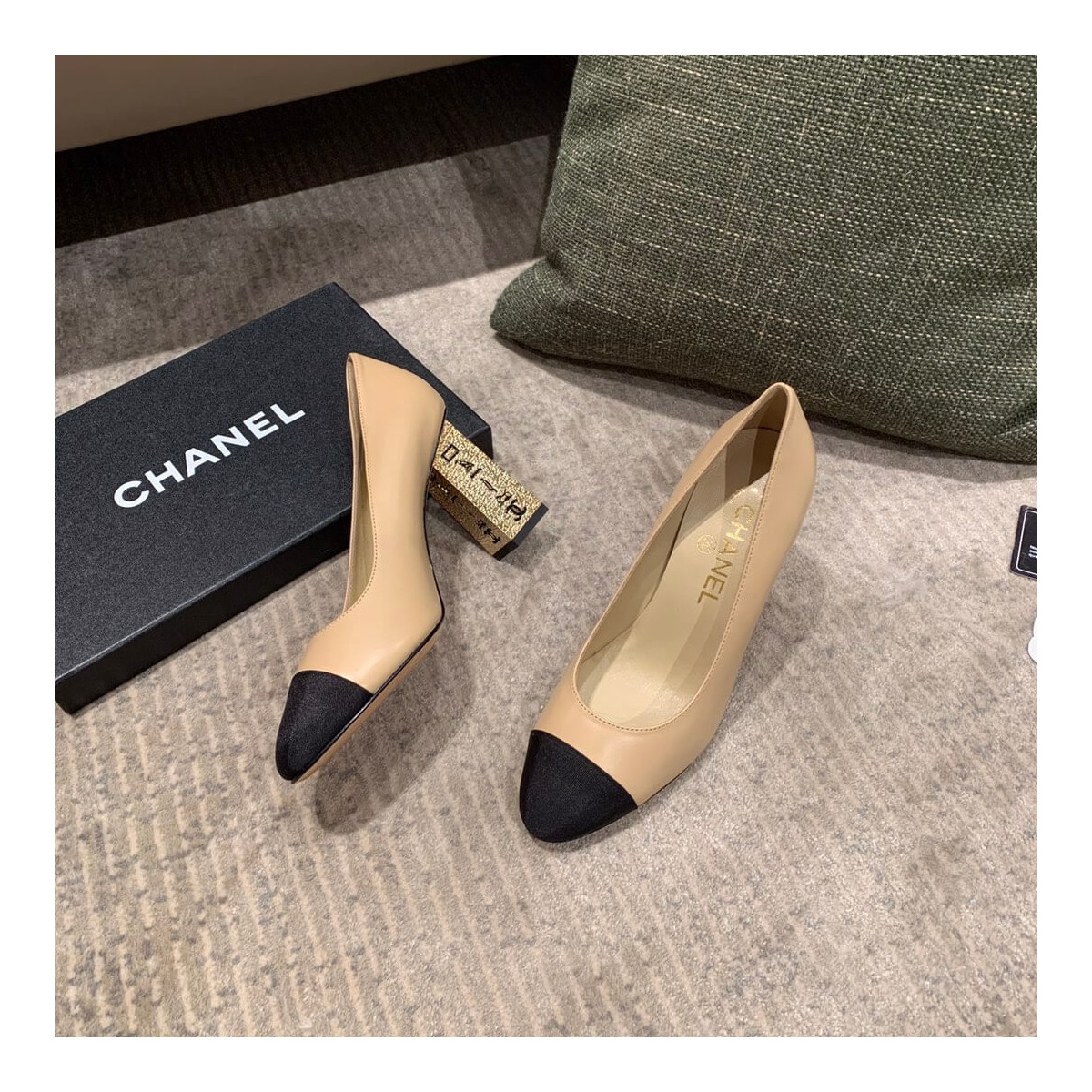 Chanel Egypt Inspires 8.5cm Heel Pumps G35534