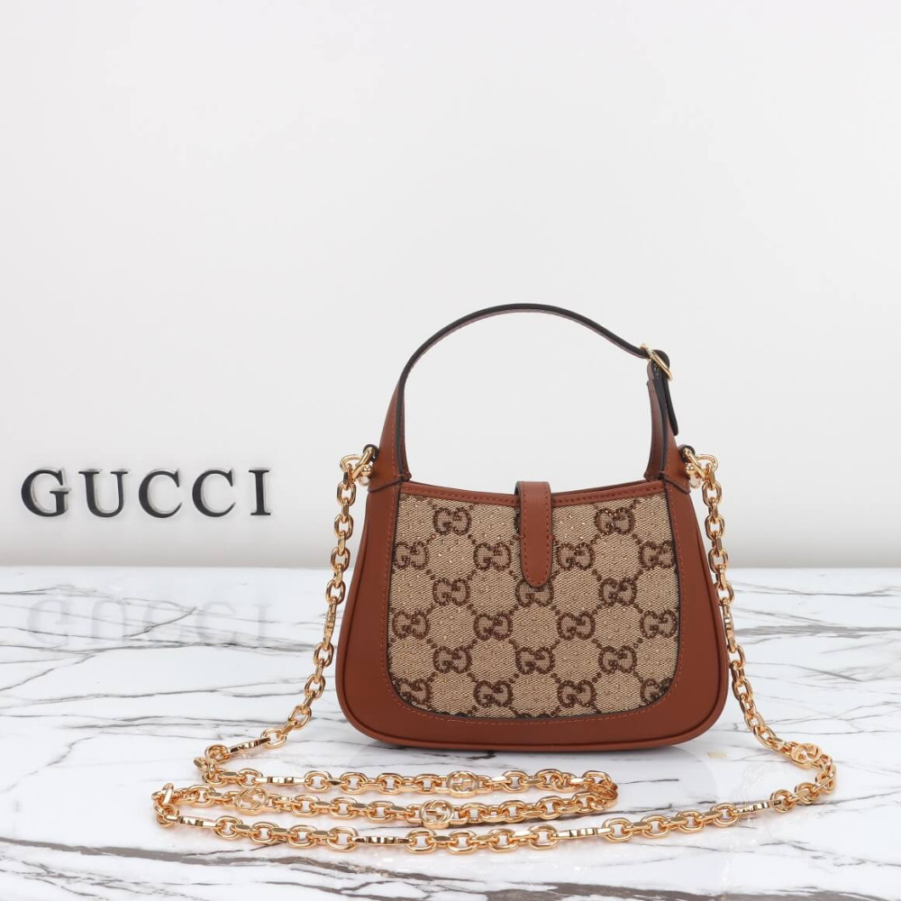 Gucci Jackie 1961 Crystal GG Mini Shoulder Bag 675799