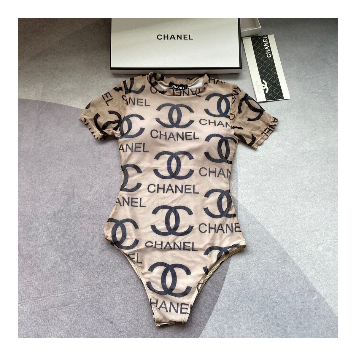 Chanel Short Sleeve Swimsuit P62755