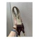 Dior Oblique Embroidered Velvet Shoulder Strap S8540C