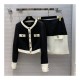 Chanel Tweed Jacket and Skirt Set A836763