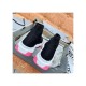 Balenciaga Speed 2.0 Knit Sock Sneakers 617239 Metallic Black/White/Pink