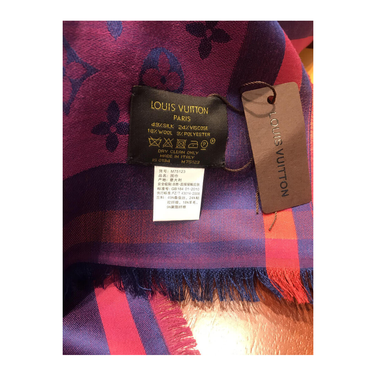 Louis Vuitton Monogram Shine Shawl 3506