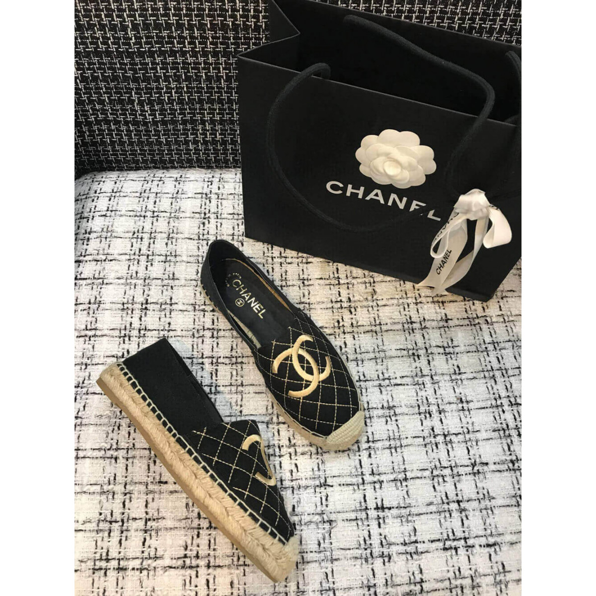 Chanel Quilted Espadrilles G32910