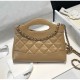 Chanel 31 Mini Shopping Bag Chain Clutch Shiny Lambskin AS3656