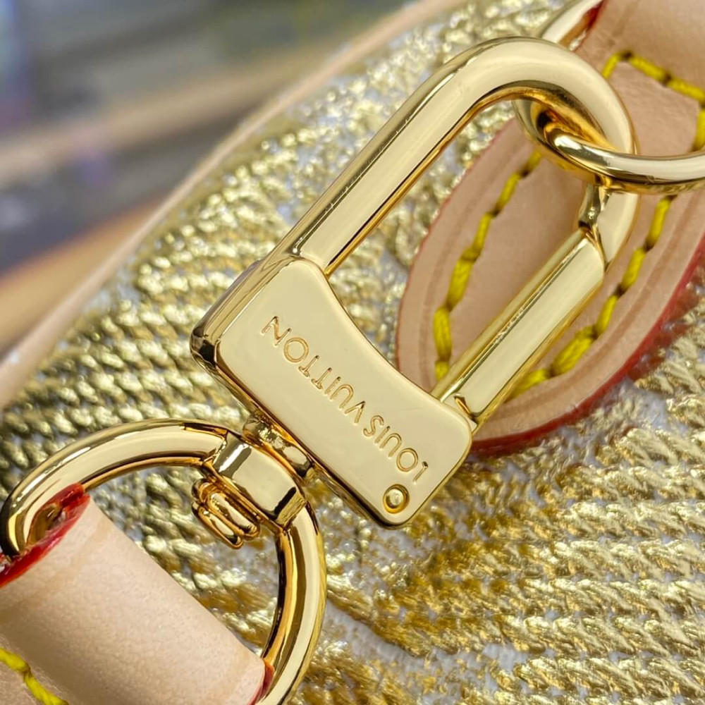 Louis Vuitton Nano Speedy M82242 Gold