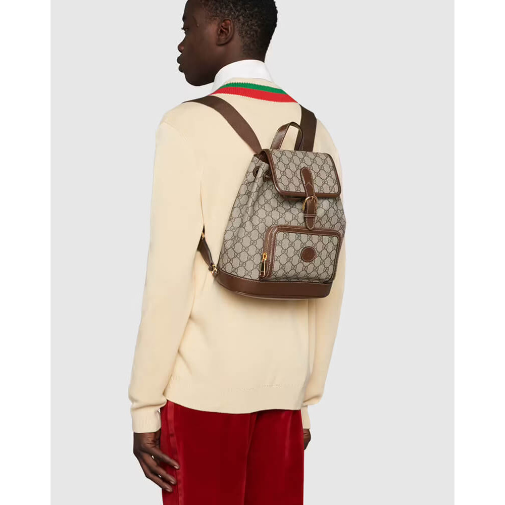 Gucci Backpack with Interlocking G in GG Supreme 674147