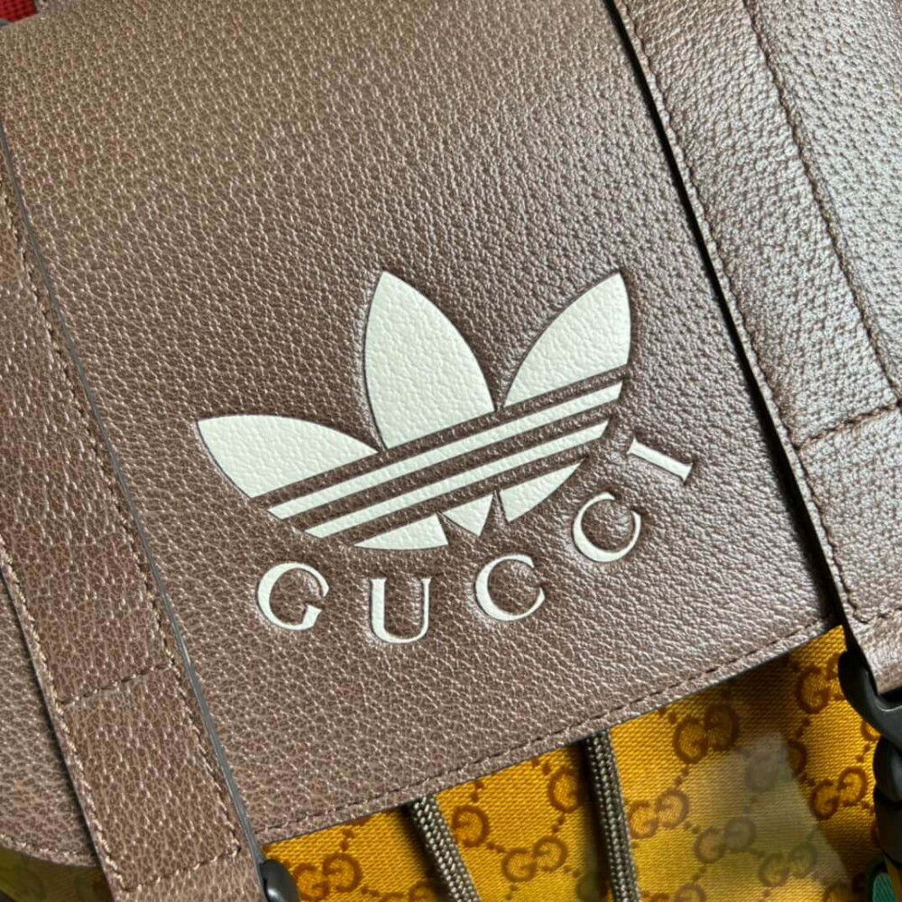 adidas x Gucci Backpack 495563 in GG Crystal Canvas