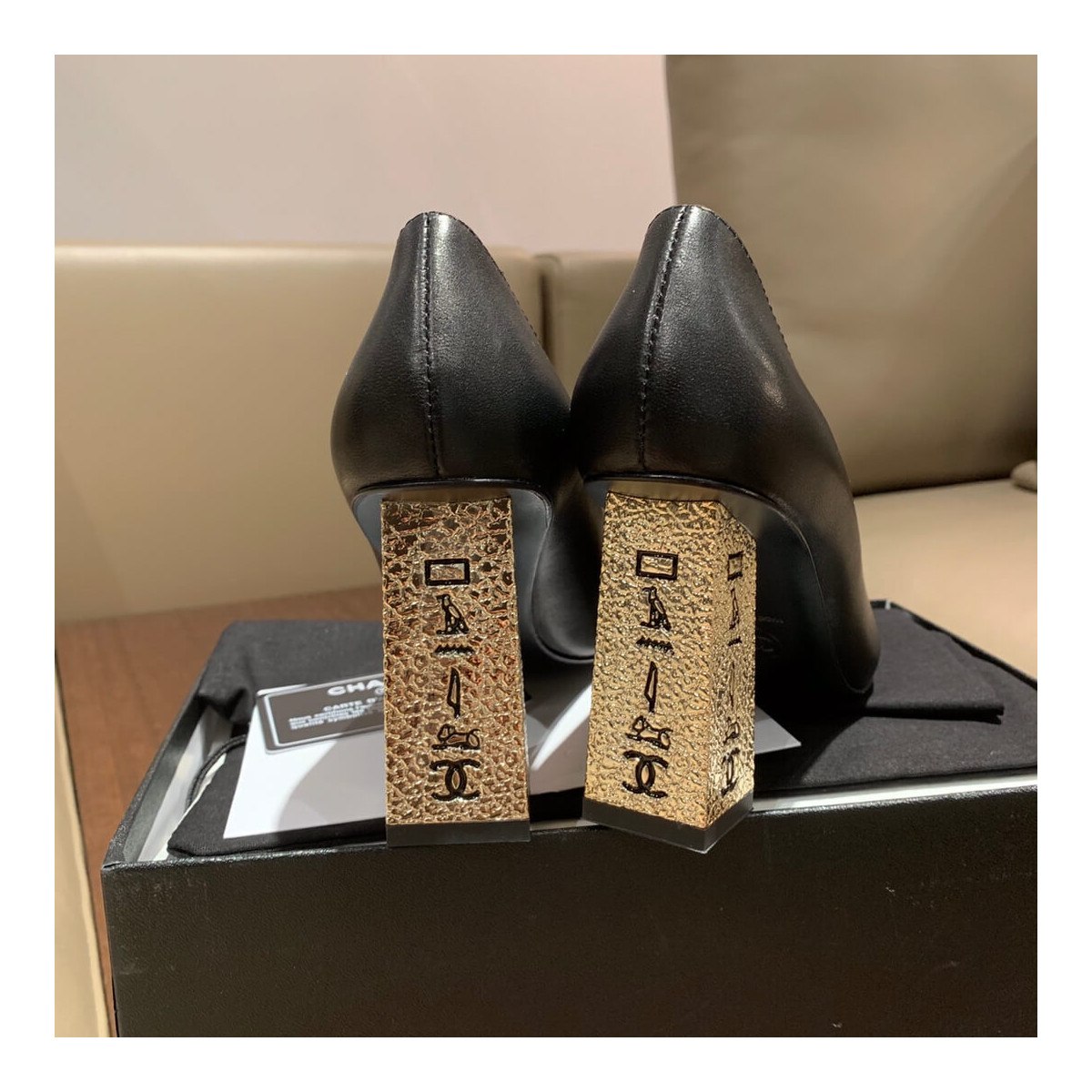 Chanel Egypt Inspires 8.5cm Heel Pumps G35534