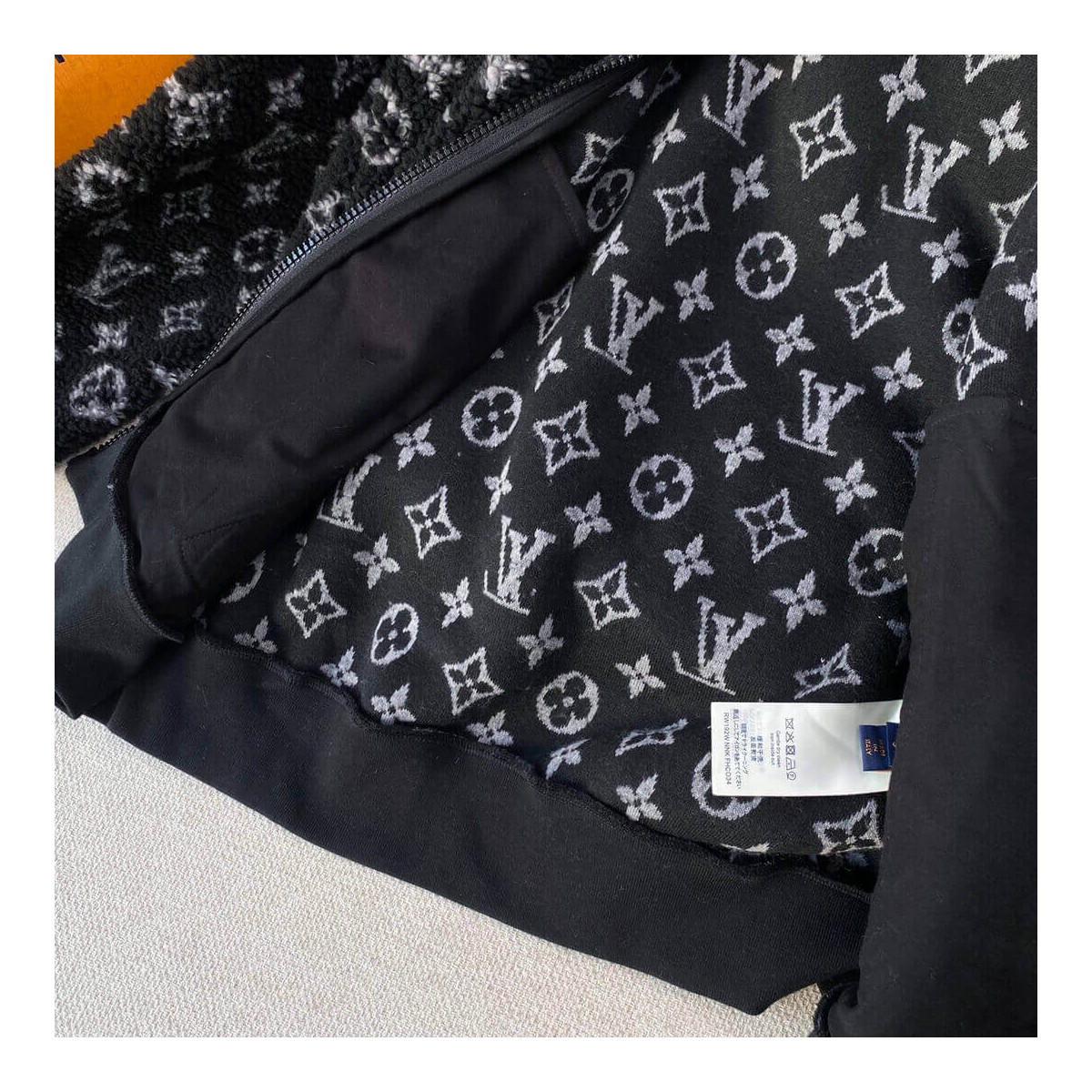 Louis Vuitton Monogram Jacquard Fleece Jacket